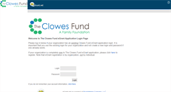 Desktop Screenshot of clowes.egrant.net