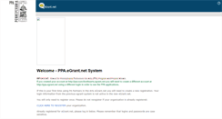Desktop Screenshot of ppa.egrant.net